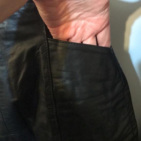 like new black leather buttery soft Wilson’s leather vintage - Picture 5 of 16